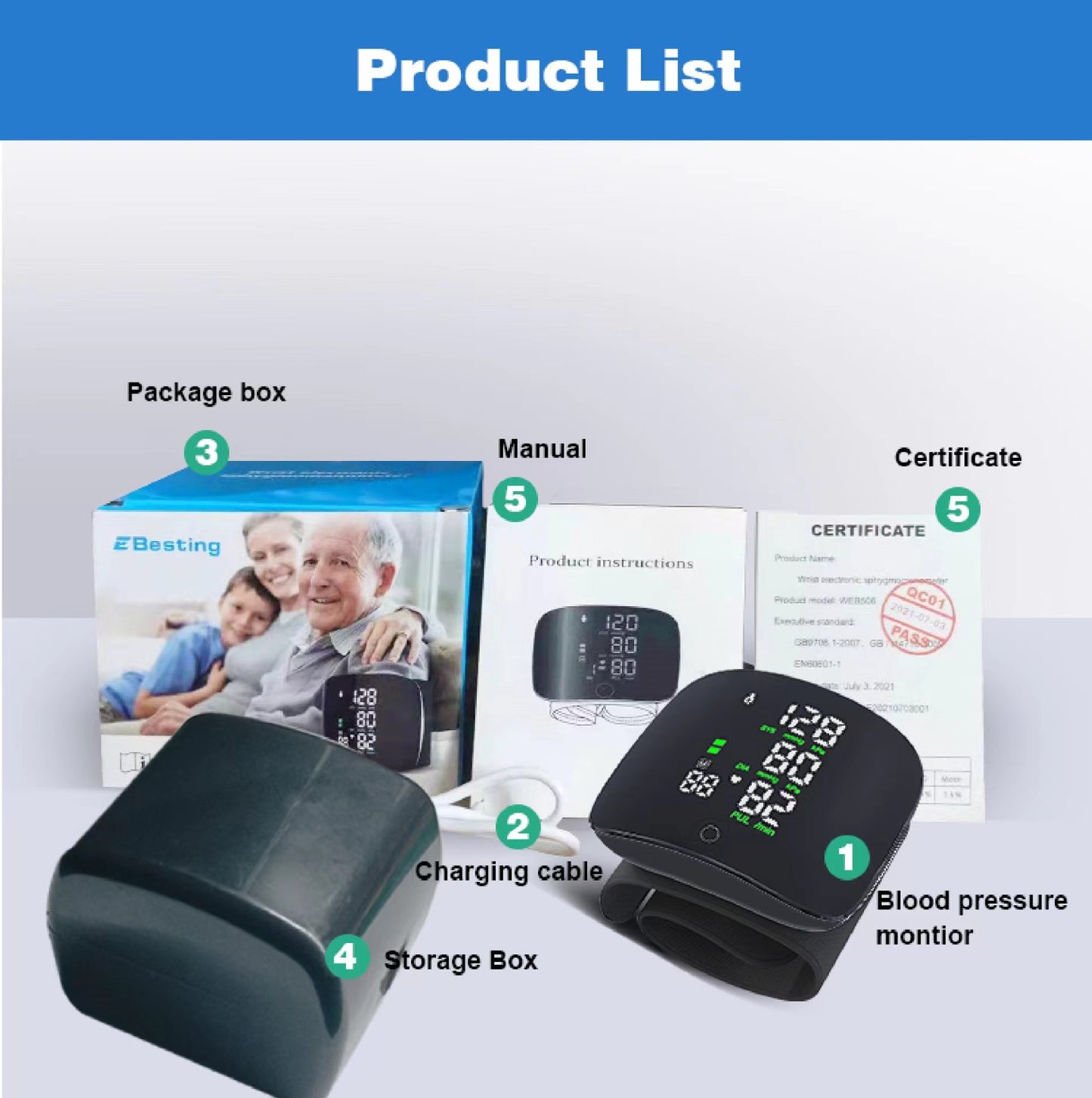 جهاز قياس ظغط الدم الرقمي blood pressure
